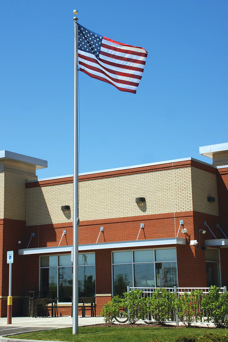 External Halyard Flagpole