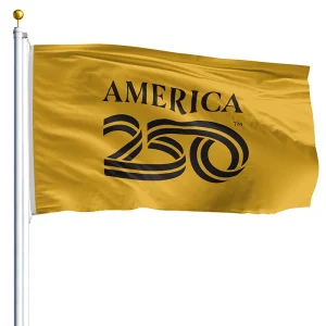 America 250 Gold Flag