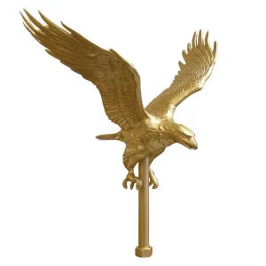 Flagpole Flying Eagle Ornament