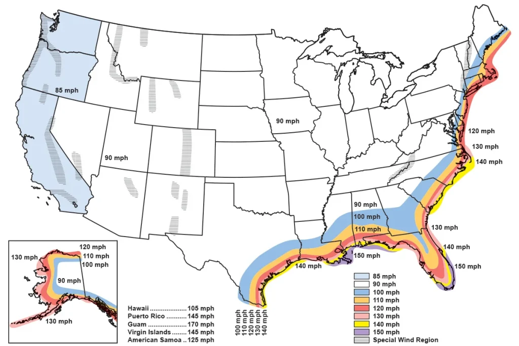 Wind Rating Map